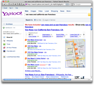 IntersectionSearchYahoo