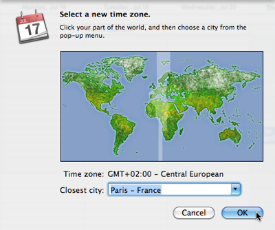 ICalTimeZoneMap